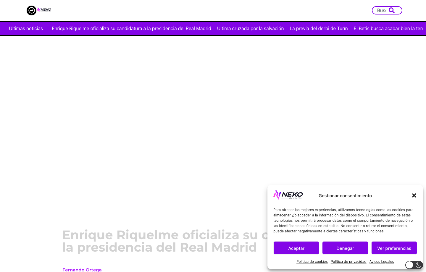 Vista previa de Neko Deportes